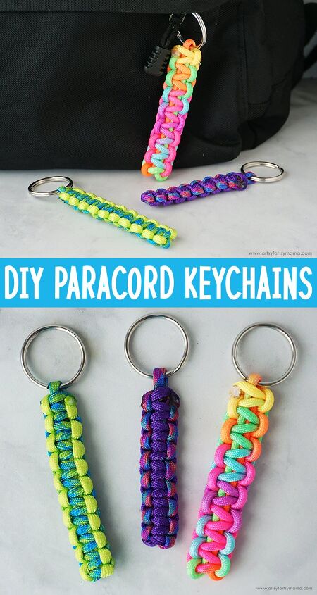 diy paracord keychains, DIY Paracord Keychains