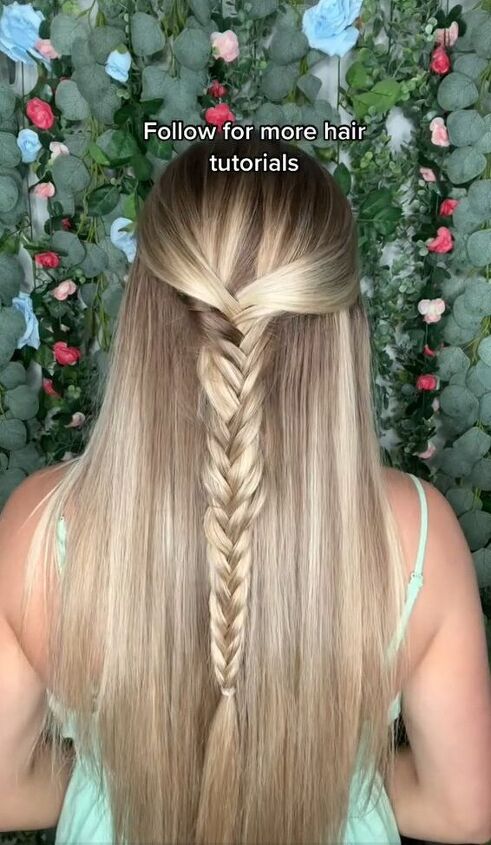 Half up Fishtail Braid Tutorial Upstyle Half up Fishtail Braid Tutorial Upstyle