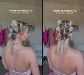 Festival Hairstyle Perfect for Short Hair!