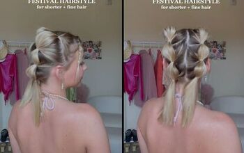 Festival Hairstyle Perfect for Short Hair!