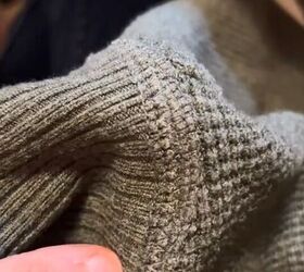 zero waste simple fixes to make a dress you love, Making a turtleneck
