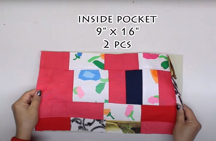 upcycled tote bags, Inside pocket