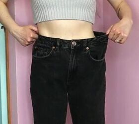 How some string and a safety pin will make your pants fit just right (no-sew!)