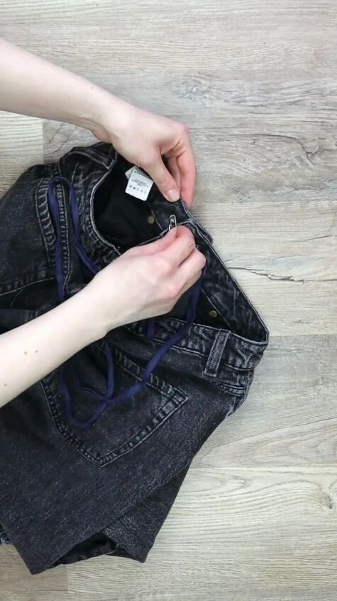 Easy DIY Tutorial: How to Make Waistband Smaller Without Sewing | Upstyle