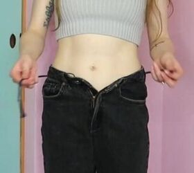 how to make waistband smaller without sewing, Wearing pants