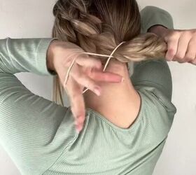 A Simple Braided Bun Tutorial Upstyle   A Simple Braided Bun Tutorial 