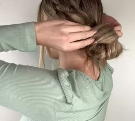 A Simple Braided Bun Tutorial Upstyle   A Simple Braided Bun Tutorial 