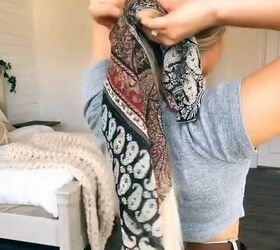 How your favorite silk scarf can upgrade your messy bun like never before