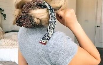 Grab a Scarf and Upgrade Your Messy Bun!!!