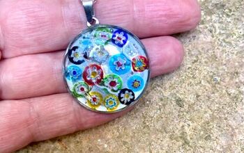 How to Make a Pretty Pendant Using Beads & Resin