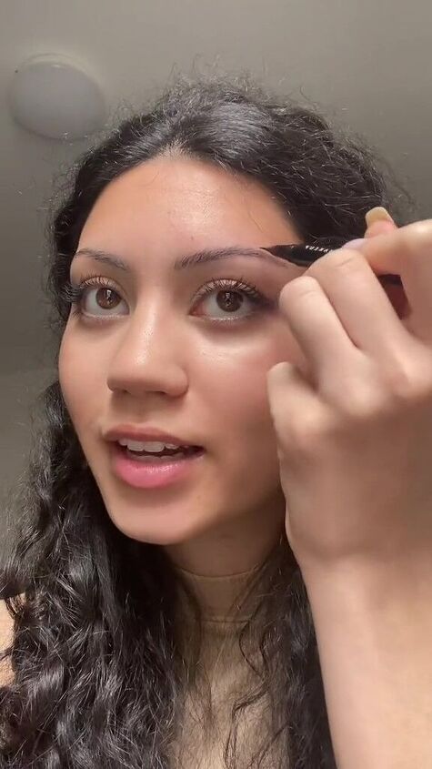 honey butter makeup tutorial, Doing brows