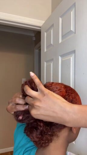 mohawk bun hair tutorial, Creating buns