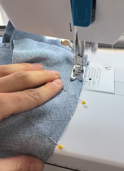 what to do with your leftover denim, Sewing