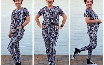 Sew a Faux Snakeskin Shirt With a Gathered Front!!