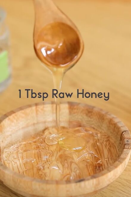 aloe vera and honey, Adding raw honey