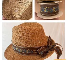 add a ribbon to a hat
