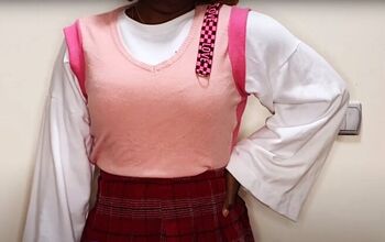 How to Upcycle a Sweater Into a Cute DIY Vest