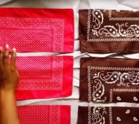 She turned six inexpensive bandanas into something so unbelievably impressive