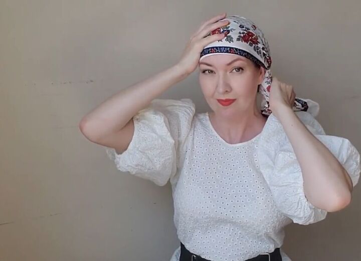 summer head scarf styles, Gypsy style