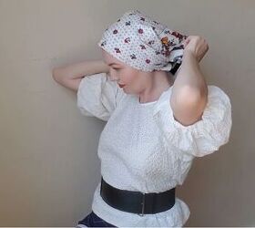 summer head scarf styles, Cowgirl style