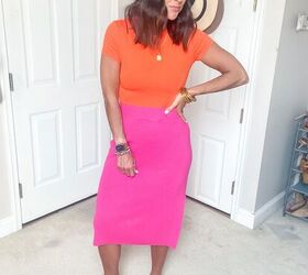 4 Ways to Style a HOT PINK Skirt for Summer! | Upstyle
