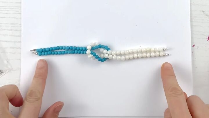 easy beaded bracelets, Intertwining strands