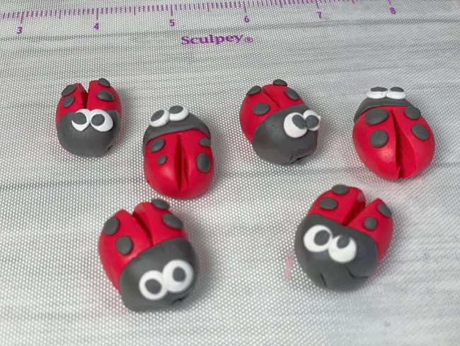 hand made clay beads to build character
