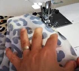 how to make wrap pants, Sewing the seams