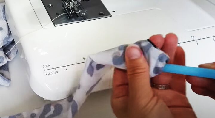 how to make wrap pants, Making the waist ties