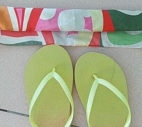 How a silk scarf will make you think twice about throwing out those old, boring flip-flops