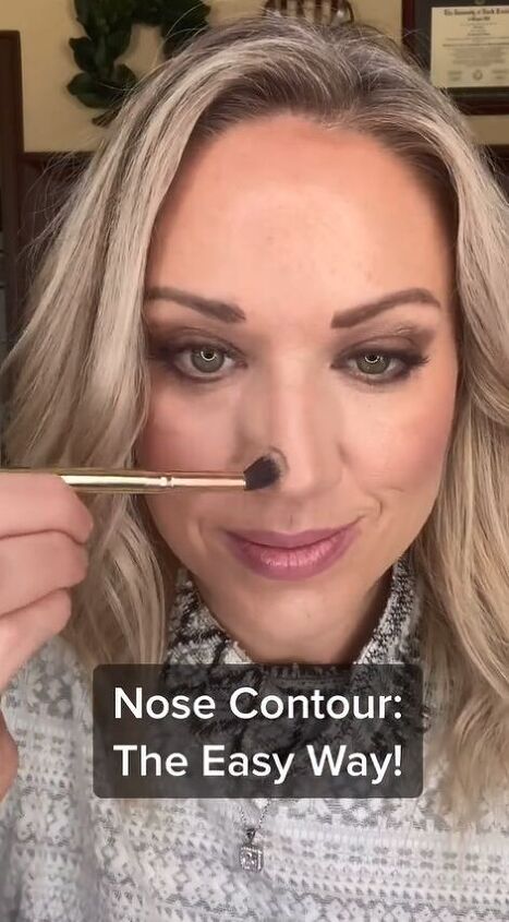 the easy way to contour your nose, Contouring nose
