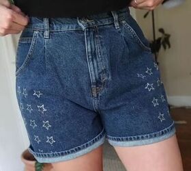 get the iron out for this easy summer diy, Cute DIY star shorts