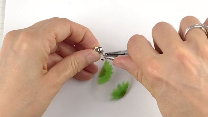 transform pierced earrings into clip on earrings in seconds, Attaching the clip on earring hardware