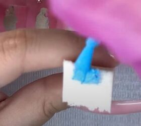 Swipe polish on a sponge for the prettiest nails of the season