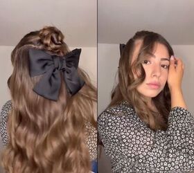 cute bow hairstyle, Cute bow hairstyle