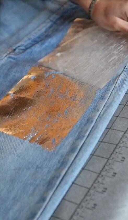 take your denim game to the next level, Peeling off top layer