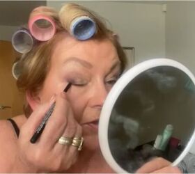 makeup tutorial for women over 50, Applying eyeliner