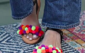 All You Need is a Bag of Pom Poms for This Colorful DIY