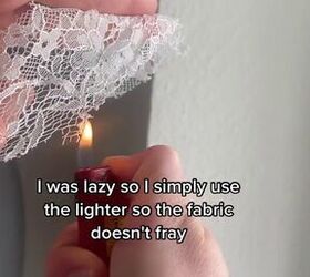 do this with your leftover fabric scraps, Lighting edges