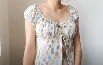 Easy Summer Blouse Sewing Pattern Tutorial