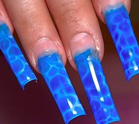 Easy Swimming Pool Nail Design Tutorial Upstyle