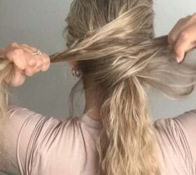 This cute and easy ponytail idea is giving all the summer vibes