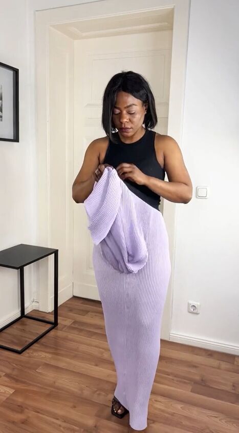 Hack for Turning Wide Leg Trousers Into a Dress | Upstyle Hack for Turning Wide Leg Trousers Into a Dress | Upstyle