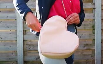 How to Make a Cute Leather Purse: DIY Heart Bag