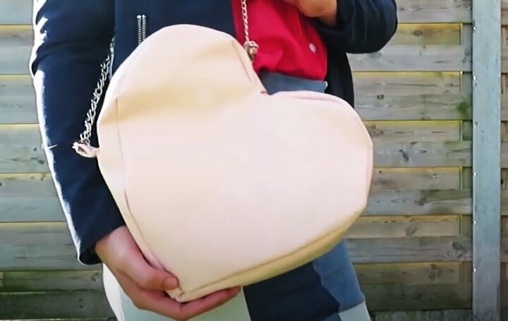 how to make a leather purse, How to make a leather purse DIY heart bag