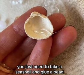 how to put real seashells in your hair, Gluing shells