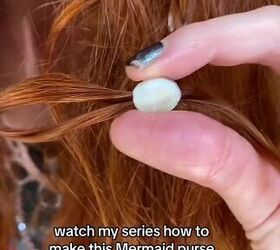how to put real seashells in your hair, Sliding