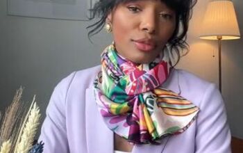 This Unique Scarf Trick Leaves You With a STUNNING After
