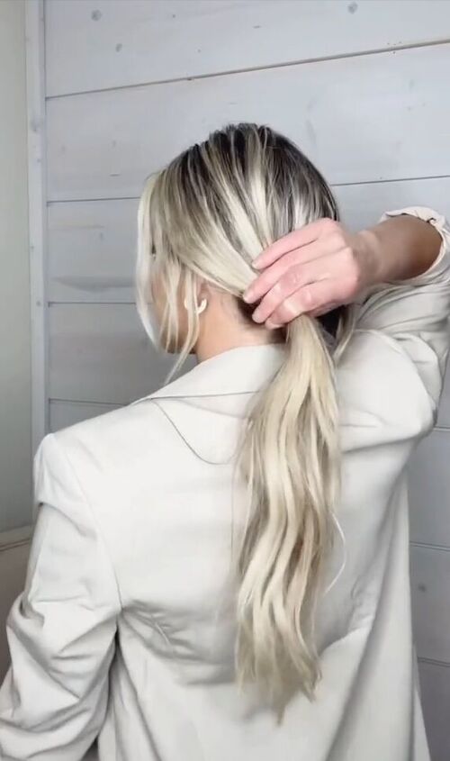 cute hairstyle to wear with ball caps, Separating hair