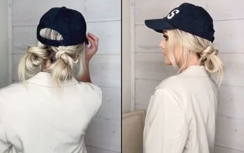 Cute Hairstyle to Wear With Ball Caps